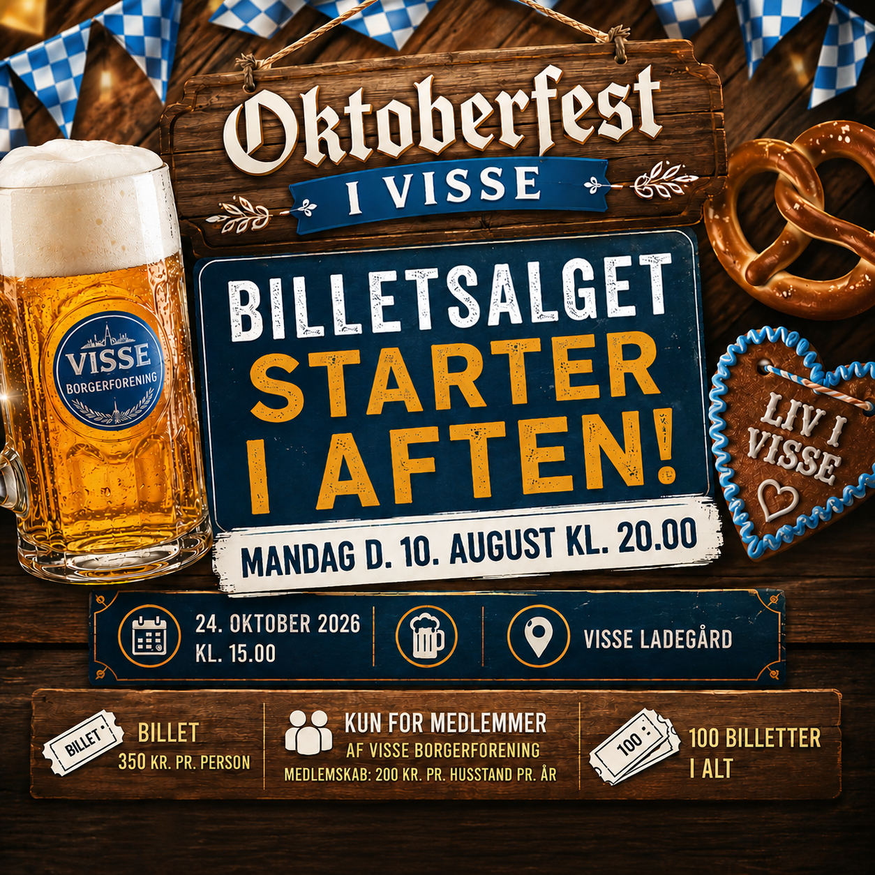 Oktoberfest i Visse 24/10-2026